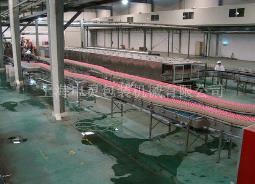 果汁饮料空瓶包装生产线运行，效率高发展！